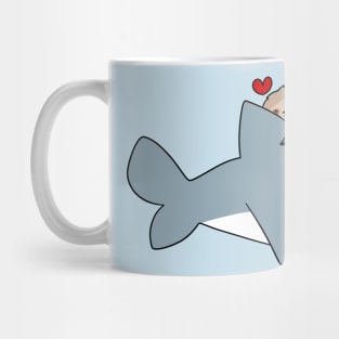 Sloth Loves Shark Mug